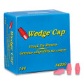 Wedge Cap Erasers, For Pencil Marks, Pink, 144/box Wedge Cap Erasers, For Pencil Marks, Pink, 144/box