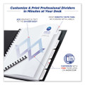 Customizable Print-on Dividers, 5-tab, Letter, 5 Sets - VISAVE11516