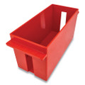 Extra-capacity Coin Tray, Pennies, 1 Compartment,  Denomination And Capacity Etched On Side, Stackable, Plastic, Red Extra-capacity Coin Tray, Pennies, 1 Compartment,  Denomination And Capacity Etched On Side, Stackable, Plastic, Red