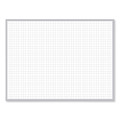 Magnetic Porcelain Whiteboard With Aluminum Frame, 36.5" X 60.5", White Surface, Satin Aluminum Frame Magnetic Porcelain Whiteboard With Aluminum Frame, 36.5" X 60.5", White Surface, Satin Aluminum Frame