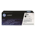 Hp 12a, (q2612a) Black Original Laserjet Toner Cartridge
