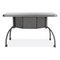 Teacher's Workpod Desk, 48" X 24" X 30", Charcoal Slate Teacher's Workpod Desk, 48" X 24" X 30", Charcoal Slate