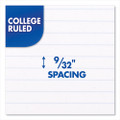 Spiral Notebook, 1 Subject, Medium/college Rule, Assorted Covers, 10.5 X 8, 70 Sheets, 6/pack