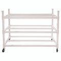 30 Basketball Heavy-duty Cart, Heavy-duty Plastic, 176 Lb Capacity, 19 X 55 X 45, White 30 Basketball Heavy-duty Cart, Heavy-duty Plastic, 176 Lb Capacity, 19 X 55 X 45, White