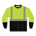 Glowear 8291bk Type R Class 2 Black Front Long Sleeve T-shirt, Polyester, Large, Lime Glowear 8291bk Type R Class 2 Black Front Long Sleeve T-shirt, Polyester, Large, Lime