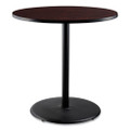 Cafe Table, 36" Diameter X 42h, Round Top/base, Mahogany Top, Black Base Cafe Table, 36" Diameter X 42h, Round Top/base, Mahogany Top, Black Base