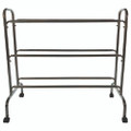 Powder-coated Ball Cart, Metal, 132 Lb Capacity, 17 X 41 X 41, Silver Powder-coated Ball Cart, Metal, 132 Lb Capacity, 17 X 41 X 41, Silver