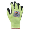 Proflex 7041 Ansi A4 Nitrile-coated Cr Gloves, En388: 4x42d, 10" Long, Medium, Lime, Pair