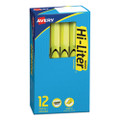 Hi-liter Pen-style Highlighters, Fluorescent Yellow Ink, Chisel Tip, Yellow/black Barrel, Dozen Hi-liter Pen-style Highlighters, Fluorescent Yellow Ink, Chisel Tip, Yellow/black Barrel, Dozen