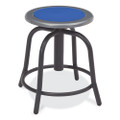 6800 Series Height Adjustable Metal Seat Stool, Supports Up To 300 Lb, 18" To 24" Seat Height, Persian Blue Seat/black Base 6800 Series Height Adjustable Metal Seat Stool, Supports Up To 300 Lb, 18" To 24" Seat Height, Persian Blue Seat/black Base