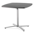 Cafe Time Adjustable-height Table, Square, 36w X 36d X 30 To 42h, Charcoal Slate Cafe Time Adjustable-height Table, Square, 36w X 36d X 30 To 42h, Charcoal Slate