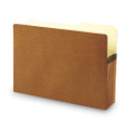 Redrope Drop Front File Pockets, 3.5" Expansion, Legal Size, Redrope, 25/box - VISSMD74088
