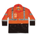 Glowear 8386 Class 3 Hi-vis Outer Shell Jacket, Polyester, 4x-large, Orange