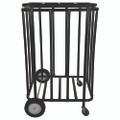 Compact Lockable Ball Locker, Metal, 176 Lb Capacity, 22 X 28 X 43, Black