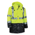 Glowear 8365bk Class 3 Hi-vis Rain Jacket Black Bottom, 3x-large, Lime Glowear 8365bk Class 3 Hi-vis Rain Jacket Black Bottom, 3x-large, Lime