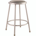6400 Series Fixed Height Heavy Duty Vinyl Padded Steel Stool, Backless, Supports 500 Lb, 24" Seat Height, Gray Seat/base 6400 Series Fixed Height Heavy Duty Vinyl Padded Steel Stool, Backless, Supports 500 Lb, 24" Seat Height, Gray Seat/base