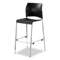 Cafetorium Bar Height Stool, Supports Up To 500 Lb, 31" Seat Height, Black Seat, Black Back, Chrome Base Cafetorium Bar Height Stool, Supports Up To 500 Lb, 31" Seat Height, Black Seat, Black Back, Chrome Base