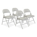 950 Series Vinyl Padded Steel Folding Chair, Supports Up To 250 Lb, 17.75" Seat Height, Gray, 4/carton 950 Series Vinyl Padded Steel Folding Chair, Supports Up To 250 Lb, 17.75" Seat Height, Gray, 4/carton