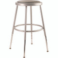 6400 Series Height Adjustable Hd Vinyl Padded Steel Stool, Backless, Supports 500 Lb, 18.5"-26.5" Seat Height, Gray Seat/base 6400 Series Height Adjustable Hd Vinyl Padded Steel Stool, Backless, Supports 500 Lb, 18.5"-26.5" Seat Height, Gray Seat/base