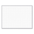 Non-magnetic Whiteboard With Aluminum Frame, 36" X 23.81", White Surface, Satin Aluminum Frame Non-magnetic Whiteboard With Aluminum Frame, 36" X 23.81", White Surface, Satin Aluminum Frame