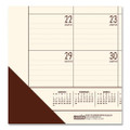 Ecotones Recycled Academic Desk Pad Calendar, 18.5 X 13, Cream Sheets, Brown Corners, 12-month (aug To July): 2022 To 2023
