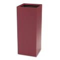 Public Square Recycling Receptacles, Can Recycling, 37 Gal, Steel, Burgundy Public Square Recycling Receptacles, Can Recycling, 37 Gal, Steel, Burgundy
