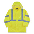 Glowear 8366 Class 3 Lightweight Hi-vis Rain Jacket, Polyester, 5x-large, Lime Glowear 8366 Class 3 Lightweight Hi-vis Rain Jacket, Polyester, 5x-large, Lime