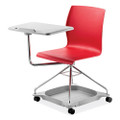 Cogo Mobile Tablet Chair, Supports Up To 440 Lb, 18.75" Seat Height, Red Seat, Red Back, Chrome Frame Cogo Mobile Tablet Chair, Supports Up To 440 Lb, 18.75" Seat Height, Red Seat, Red Back, Chrome Frame