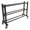 Deluxe Heavy-duty Basketball Cart, Metal, 220 Lb Capacity, 16 X 50.75 X 34.75, Black Deluxe Heavy-duty Basketball Cart, Metal, 220 Lb Capacity, 16 X 50.75 X 34.75, Black