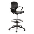Shell Extended-height Chair, Supports Up To 275 Lb, 22" To 32" Seat Height, Black Seat, Black Back, Black Base Shell Extended-height Chair, Supports Up To 275 Lb, 22" To 32" Seat Height, Black Seat, Black Back, Black Base