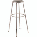 6400 Series Height Adjust Heavy Duty Vinyl Padded Steel Stool, Backless, Support 500lb, 30.5" To 38.5" Height, Gray Seat/base 6400 Series Height Adjust Heavy Duty Vinyl Padded Steel Stool, Backless, Support 500lb, 30.5" To 38.5" Height, Gray Seat/base