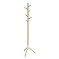 Resi Standing Coat Tree, 6 Hook, 17.25w X 17.25d X 69.5h, White Resi Standing Coat Tree, 6 Hook, 17.25w X 17.25d X 69.5h, White