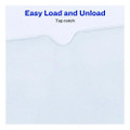 Top-load Clear Vinyl Envelopes W/thumb Notch, 4 X 6, Clear, 10/pack