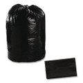 Total Recycled Content Plastic Trash Bags, 65 Gal, 1.5 Mil, 50" X 51", Brown/black, 100/carton