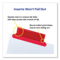 Insertable Dividers W/single Pockets, 5-tab, 11 1/4 X 9 1/8