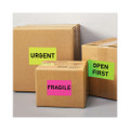 High-visibility Permanent Laser Id Labels, 5 1/2 X 8.5, Neon Green, 200/box