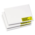 High-visibility Permanent Laser Id Labels, 1 X 2 5/8, Neon Yellow, 750/pack