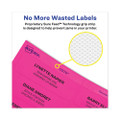 High-visibility Permanent Laser Id Labels, 1 X 2 5/8, Neon Yellow, 750/pack