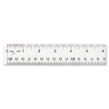 Clear Flexible Acrylic Ruler, Standard/metric, 12" Long, Clear