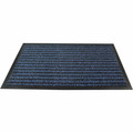 Floortex Doortex&reg; Ultimat Blue Door Mat - 24" x 32" - 32" Length x 24" Width x 0.250" Depth x 0.250" Thickness - Rectangular - Polypropylene, Fiber, Vinyl - Blue - 1 Each - TAA Compliant