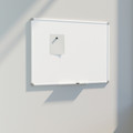 U Brands Magnetic Porcelain Steel Board - 48" (4 ft) Width x 36" (3 ft) Height - White Porcelain Steel Surface - White Aluminum Frame - Rectangle - Horizontal/Vertical - 1 Each