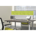 Safco EVEN Workstation Acoustic Panel - 1.3" Width x 60" Height x 10.8" Depth - Polyester Fiber - Lime - 1 Each
