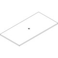 Lorell Prominence 2.0 Rectangular Conference Tabletop - 96" Width x 48" Depth, x 1.5" Thickness Top - Material: Particleboard - Finish: Gray Elm - 1 Each