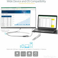 StarTech.com USB-C to DisplayPort Adapter - 1 x 24-pin Type C USB Male - 1 x 20-pin DisplayPort DisplayPort 1.4 Digital Audio/Video Female - 7680 x 4320 Supported - Gray - 1 Each