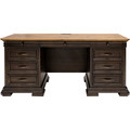 Martin Sonoma Credenza - 30" Height x 68" Width x 24" DepthFile, Keyboard Drawer(s) - Finish: Dark Roast - 1 Each