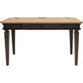 Martin Sonoma Writing Desk - 30" Height x 54" Width x 28" DepthKeyboard, Storage Drawer(s) - Material: Wood Veneer - Finish: Dark Roast - 1 Each