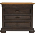 Martin Sonoma Lateral File - 30" Height x 36" Width x 22" Depth - 2 x File, Utility Drawer(s) - Material: Solid Wood - Finish: Dark Roast - 1 Each