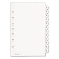 Preprinted Tab Dividers, 12-tab, 8.5 X 5 1/2