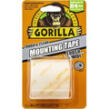 Gorilla Tough & Clear Mounting Tape - 4 ft Length x 2" Width - Clear - 1 Each