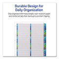 Customizable Toc Ready Index Double Column Multicolor Dividers, 32-tab, Letter